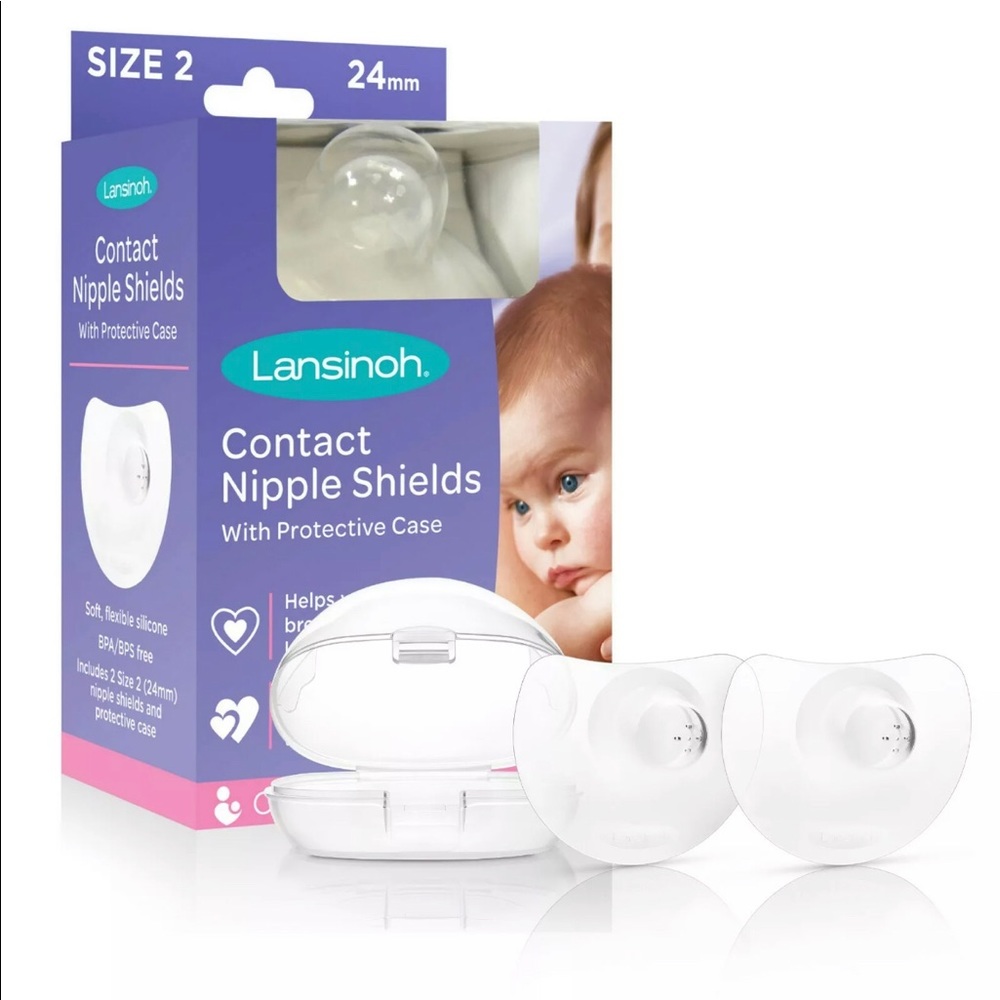 Lansinoh Contact Nipple Shield Size 2 (2 Count)
